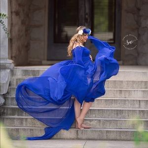 Gorgeous off the shoulder Maternity Gown